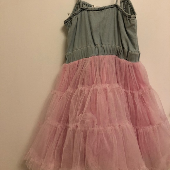 Pink tutu dress with buttons on the top - Picture 2 of 2